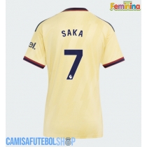 Camisa de time de futebol Arsenal Bukayo Saka #7 Replicas 3º Equipamento Feminina 2026-27 Manga Curta
